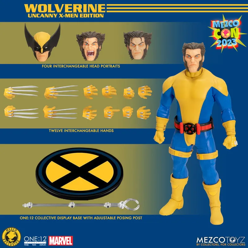 Mezcotoyz Marvel Comics Wolverine Uncanny X-Men Edition Exclusive One:12 Collective Action Figure Figure