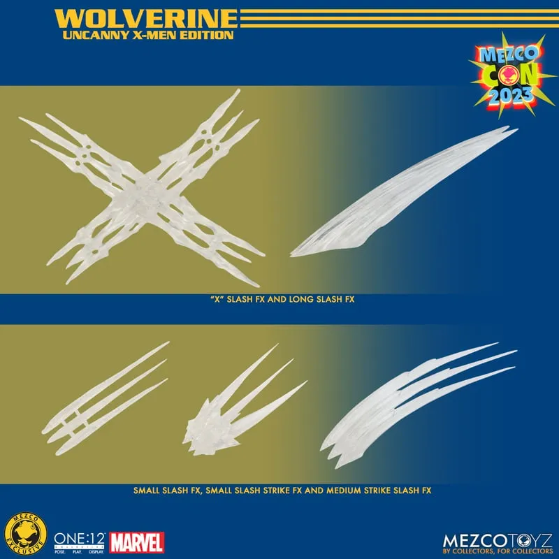 Mezcotoyz Marvel Comics Wolverine Uncanny X-Men Edition Exclusive One:12 Collective Action Figure Figure