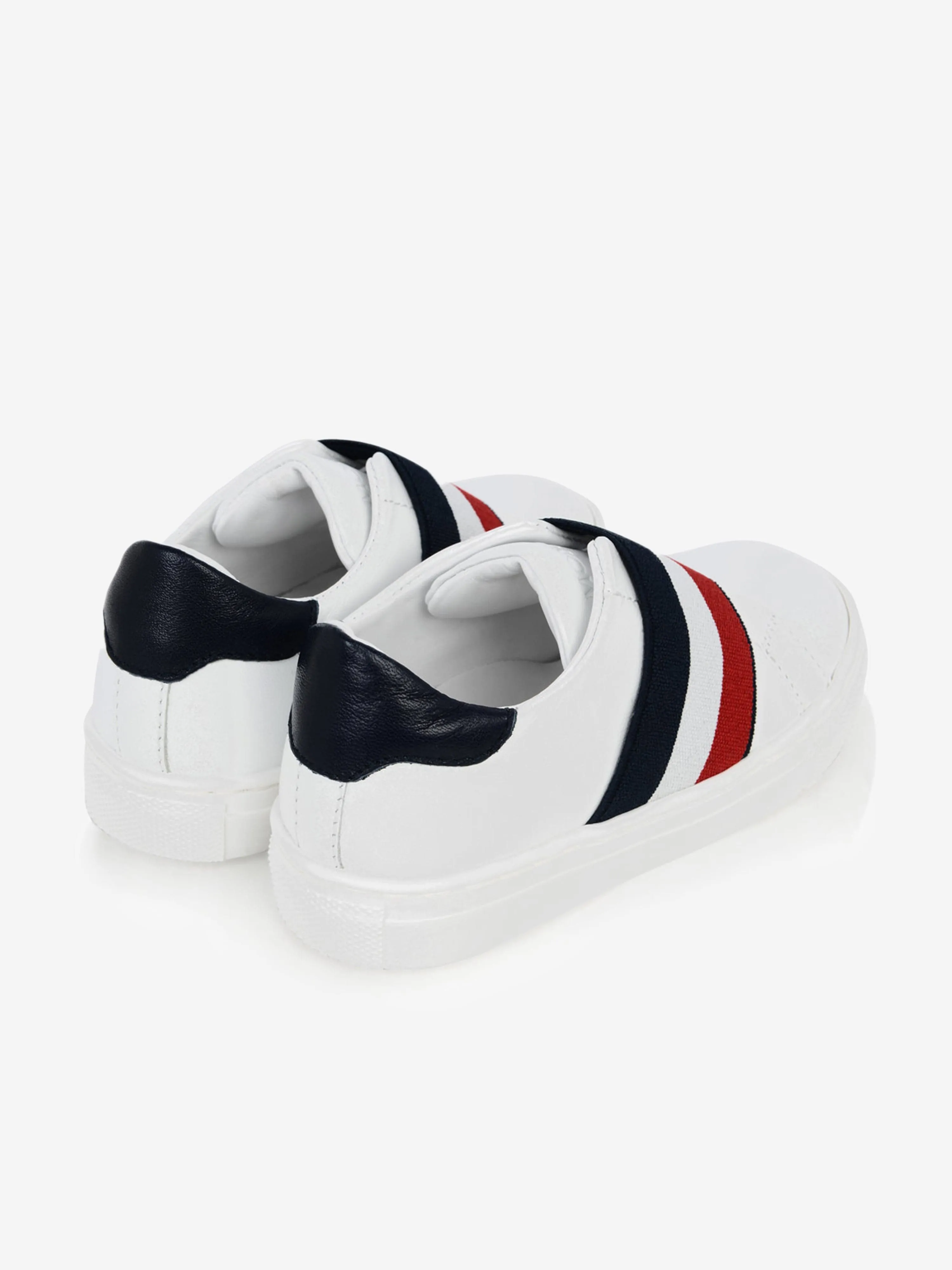 Moncler Enfant Moncler Leather Slip On Shoes