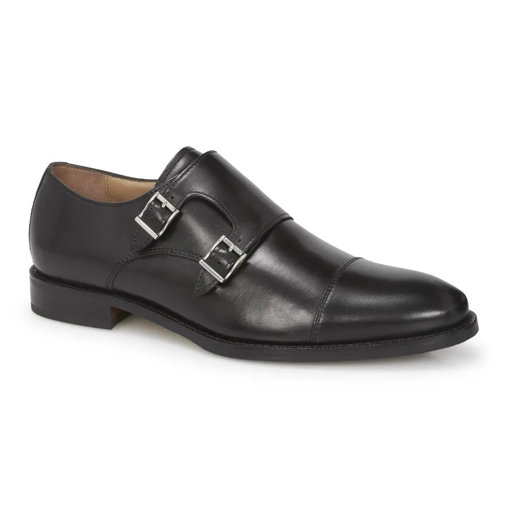 Nathaniel Leather Double Monk Shoes - NATHANIEL / 320 484