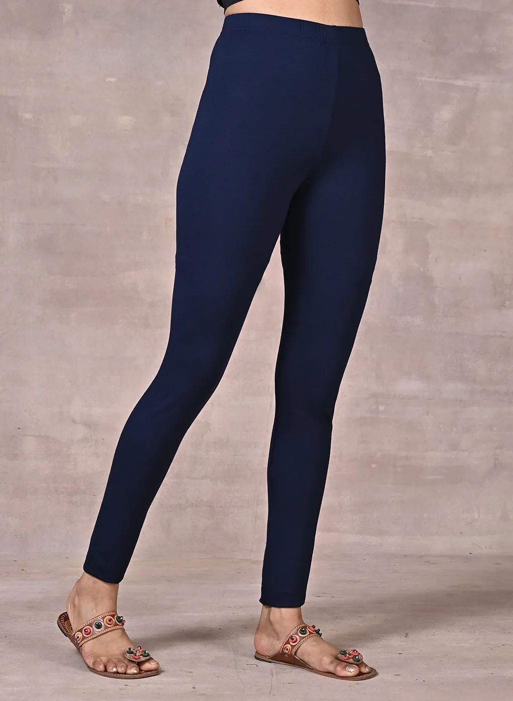 Navy Blue Plain Tight