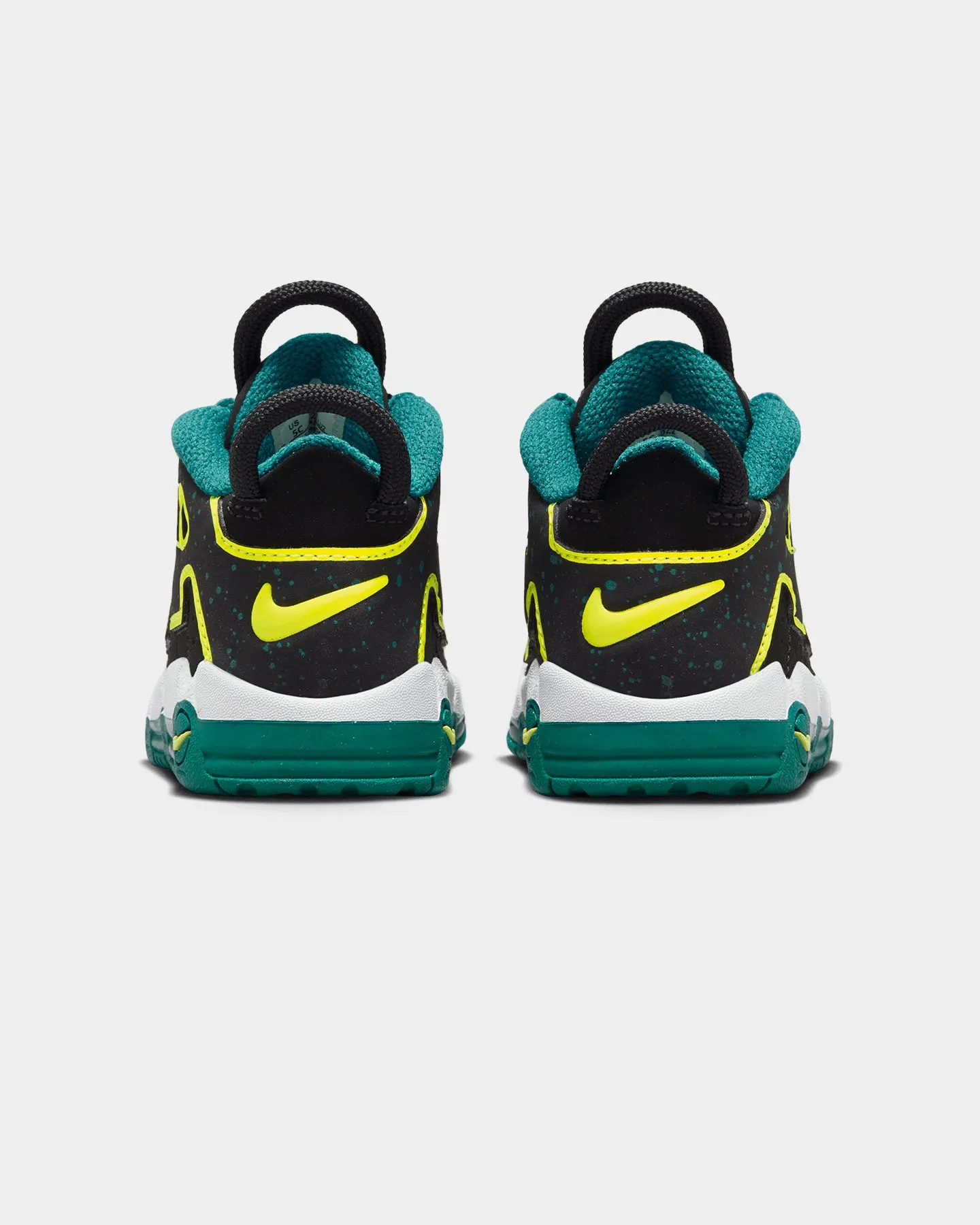 Nike Infants' Air More Uptempo (TD) Black/Volt/Geode Teal