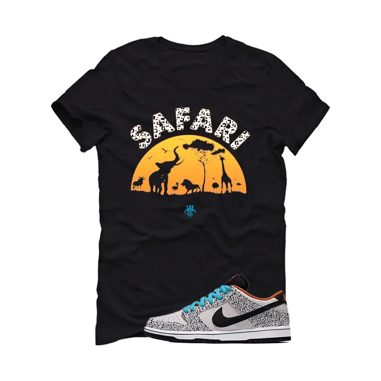 Nike SB Dunk Low Safari Olympics Black T-Shirt (Safari)| illcurrency