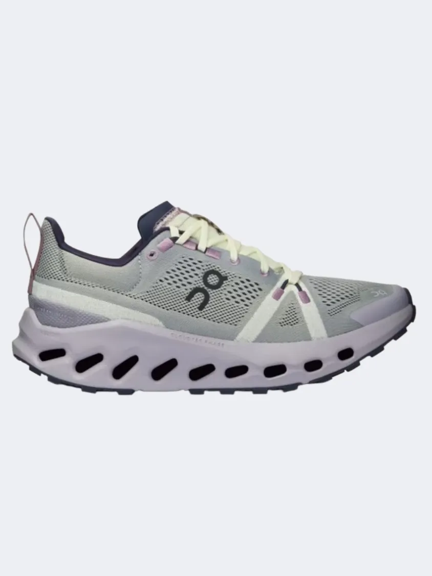 On Cloudsurfer Trail Women Hiking Shoes Seedling/Lilac