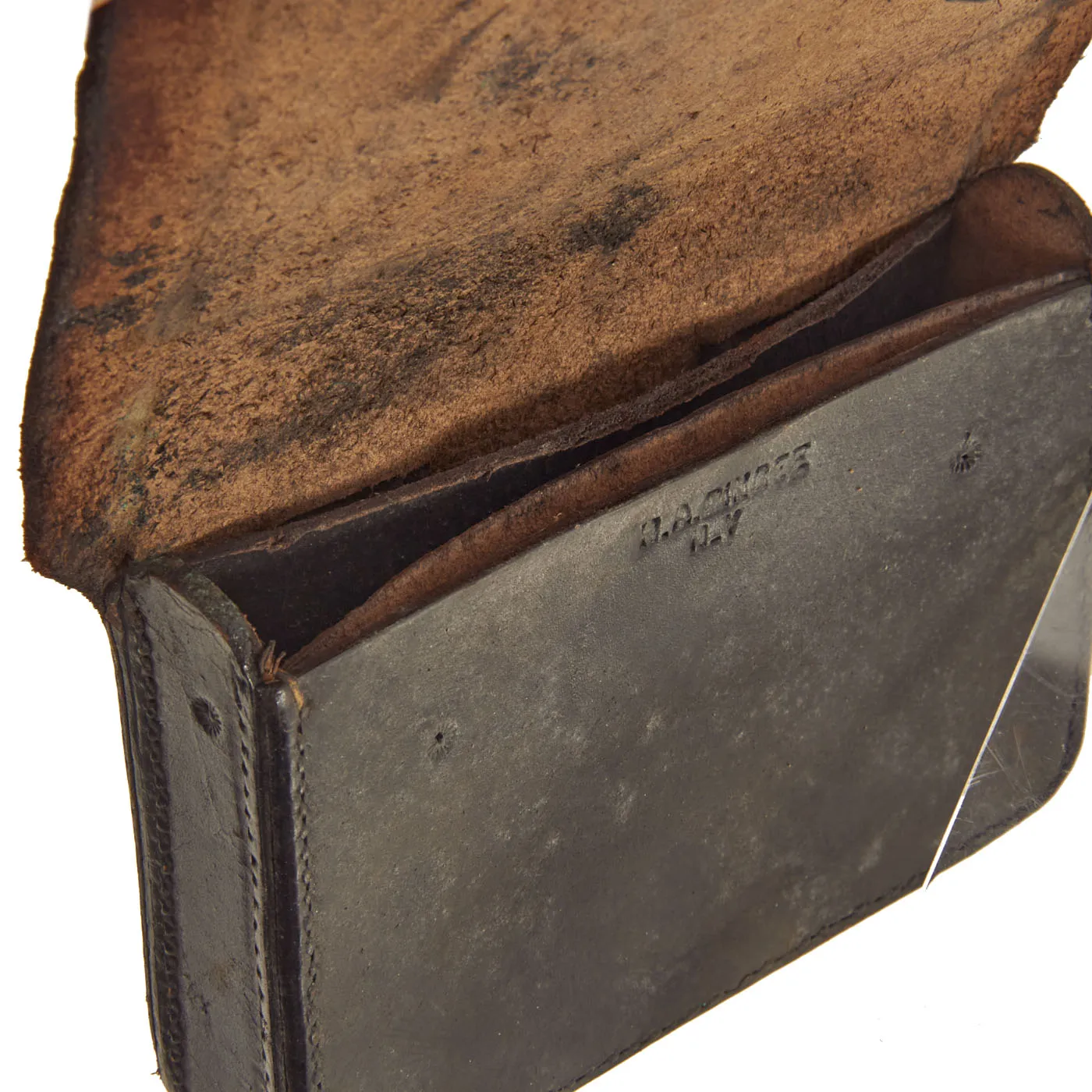 Original U.S. Civil War Federal Issue .44 Caliber Pistol Cartridge Box