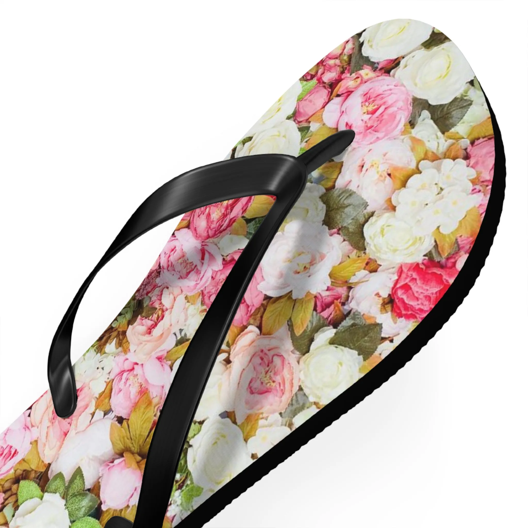 Pink Flowers - Inovax Flip Flops