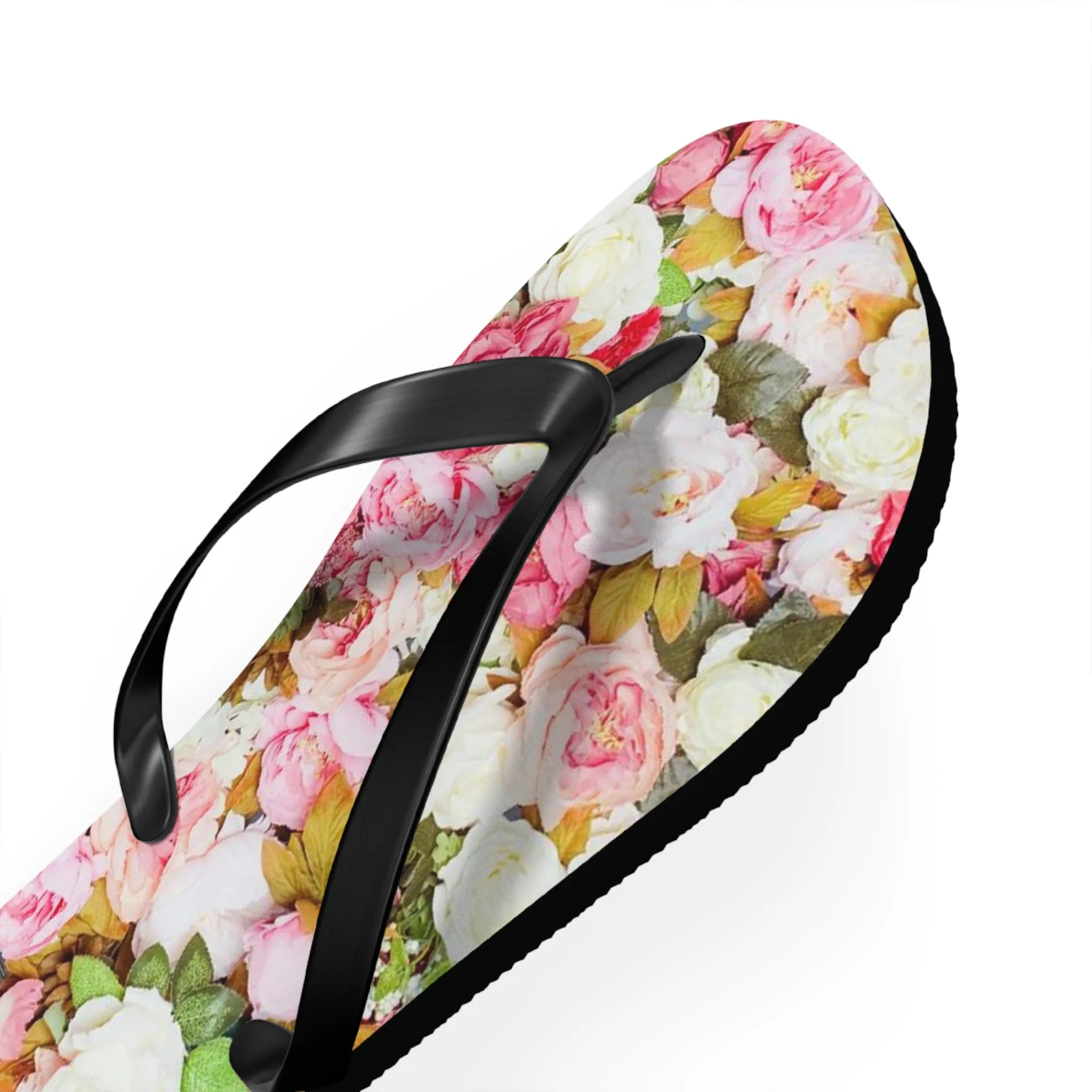 Pink Flowers - Inovax Flip Flops