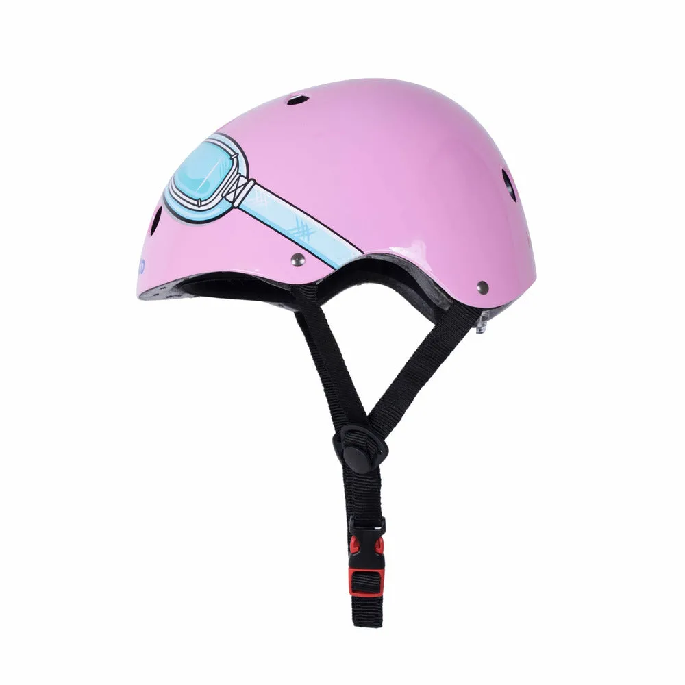 Pink Goggle Bicycle Helmet