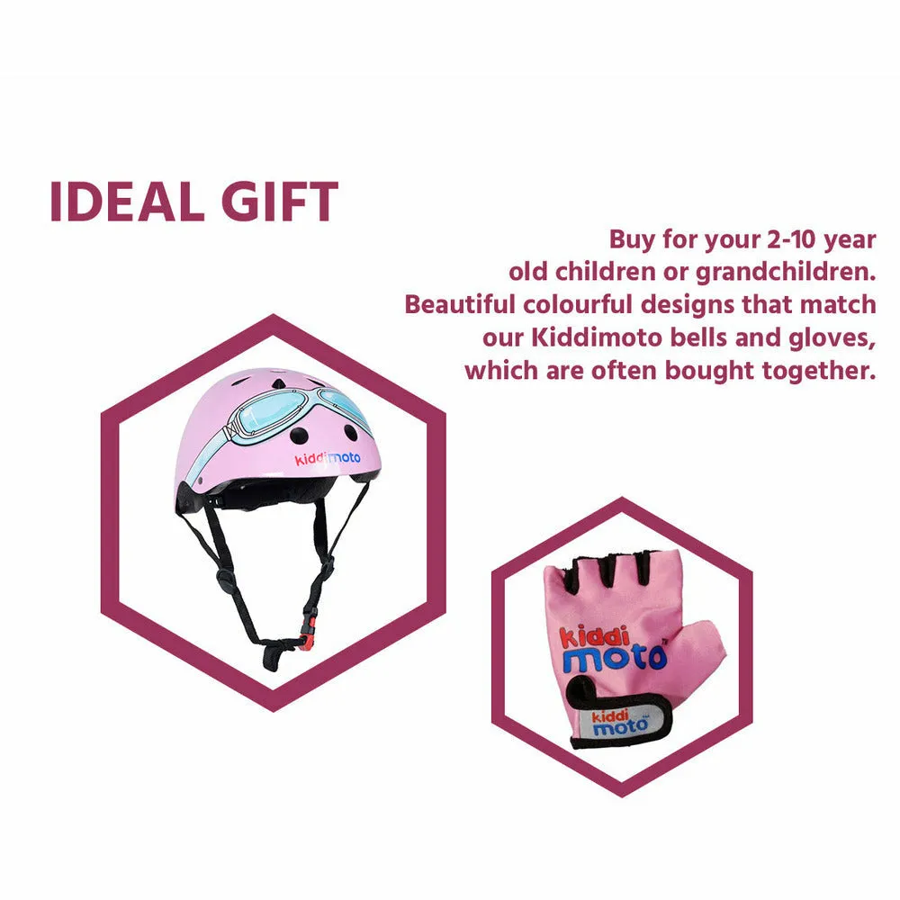 Pink Goggle Bicycle Helmet