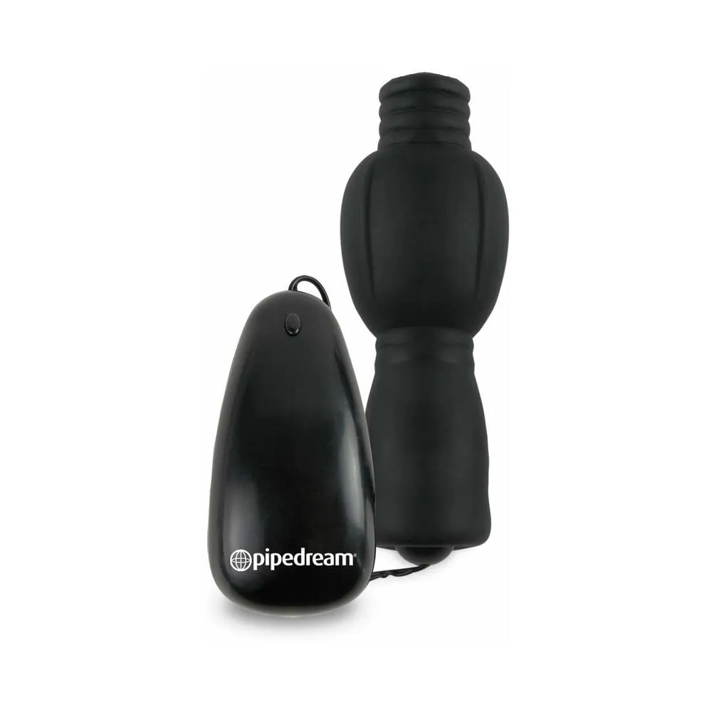 Pipedream Fetish Fantasy Series Vibrating Head Teazer Glans Massager Black