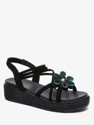 Popular Decor Flat Platform Sandals