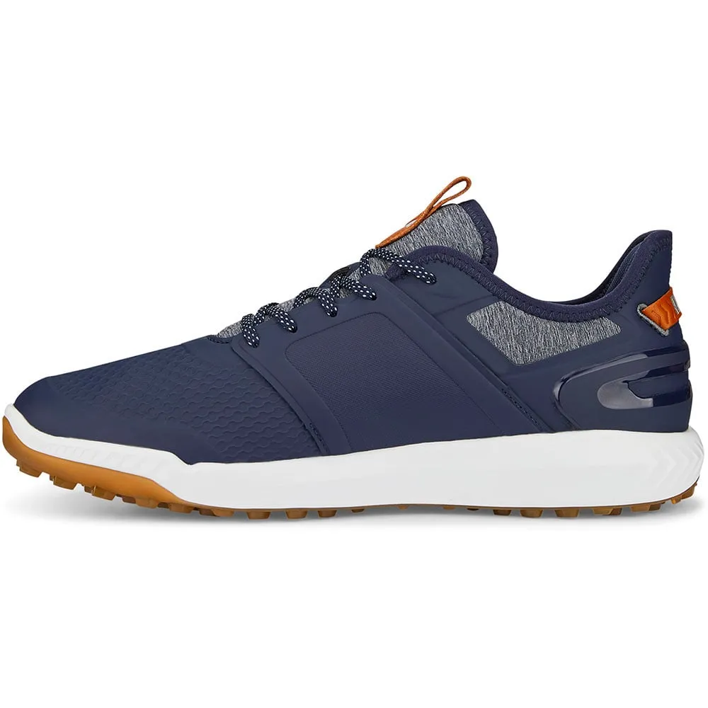 Puma IGNITE Elevate Spikeless Waterproof Shoes - Navy/Silver