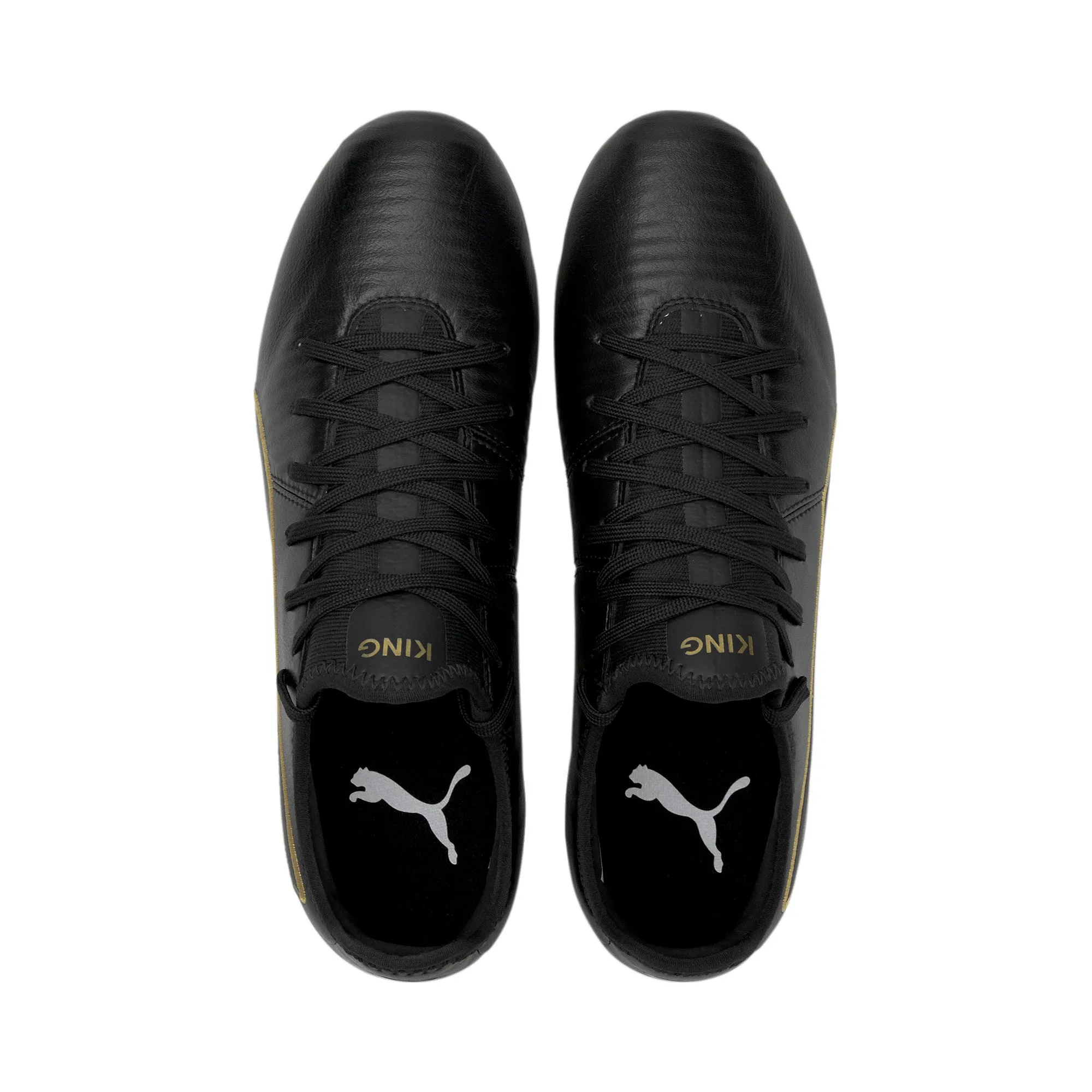 Puma King Pro FG Boots- Black/ Gold