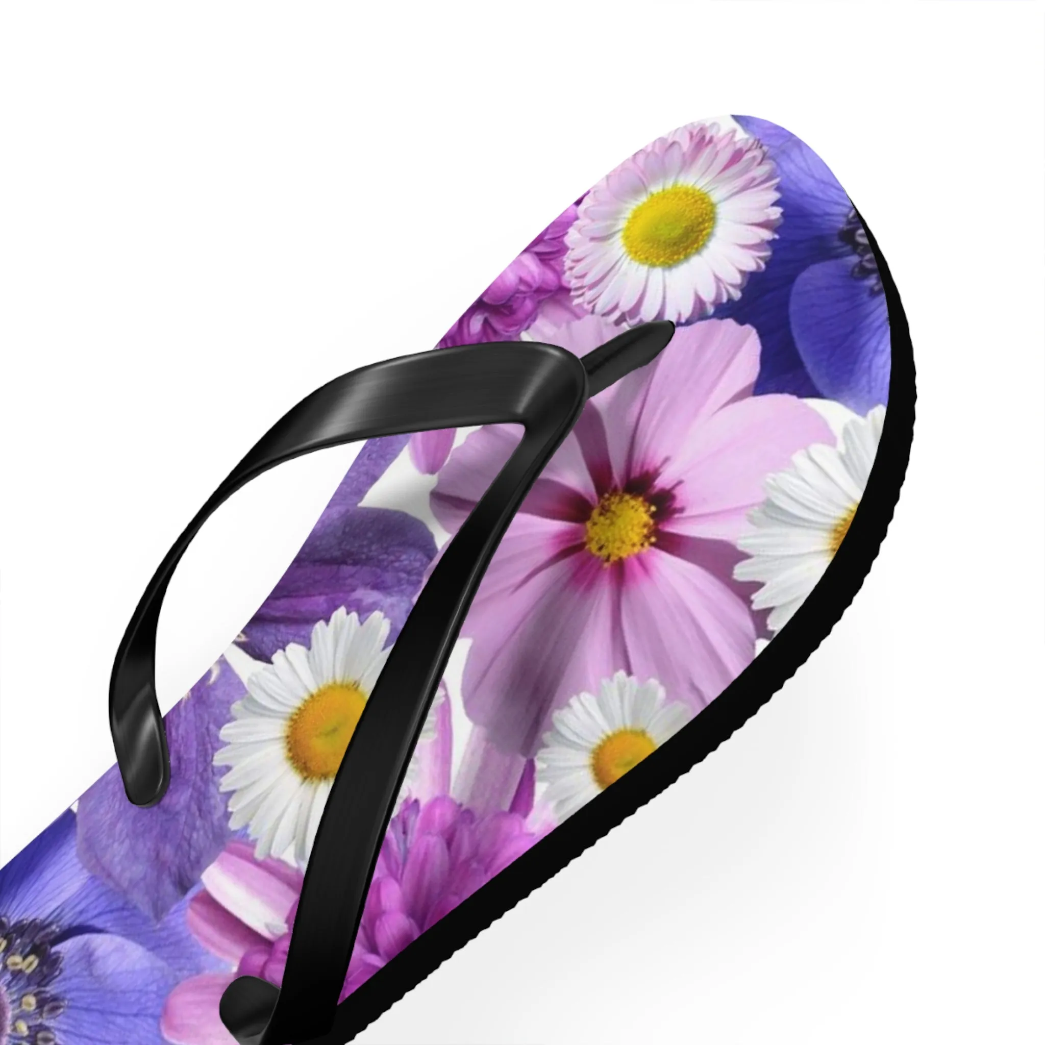 Purple Flowers - Inovax Flip Flops