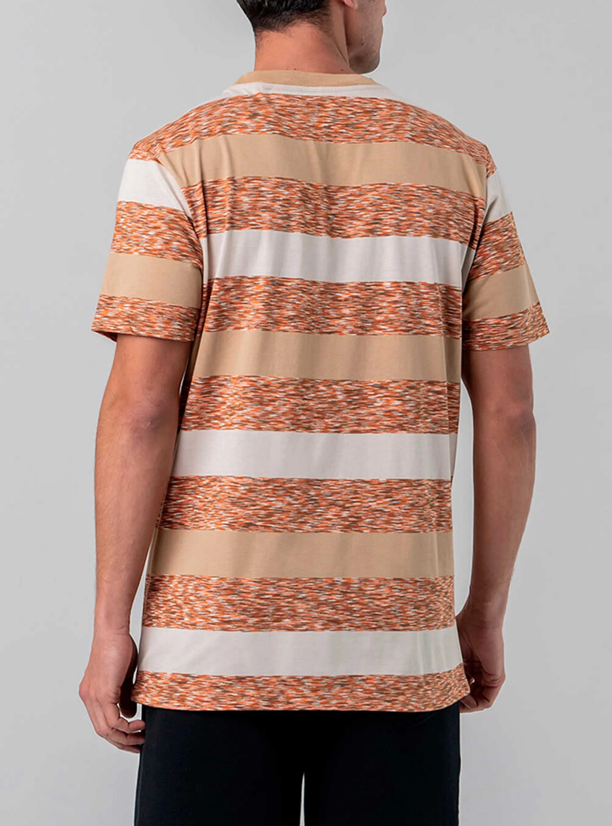 REGULAR STRIPED T-SHIRT WITH EMBROIDERY