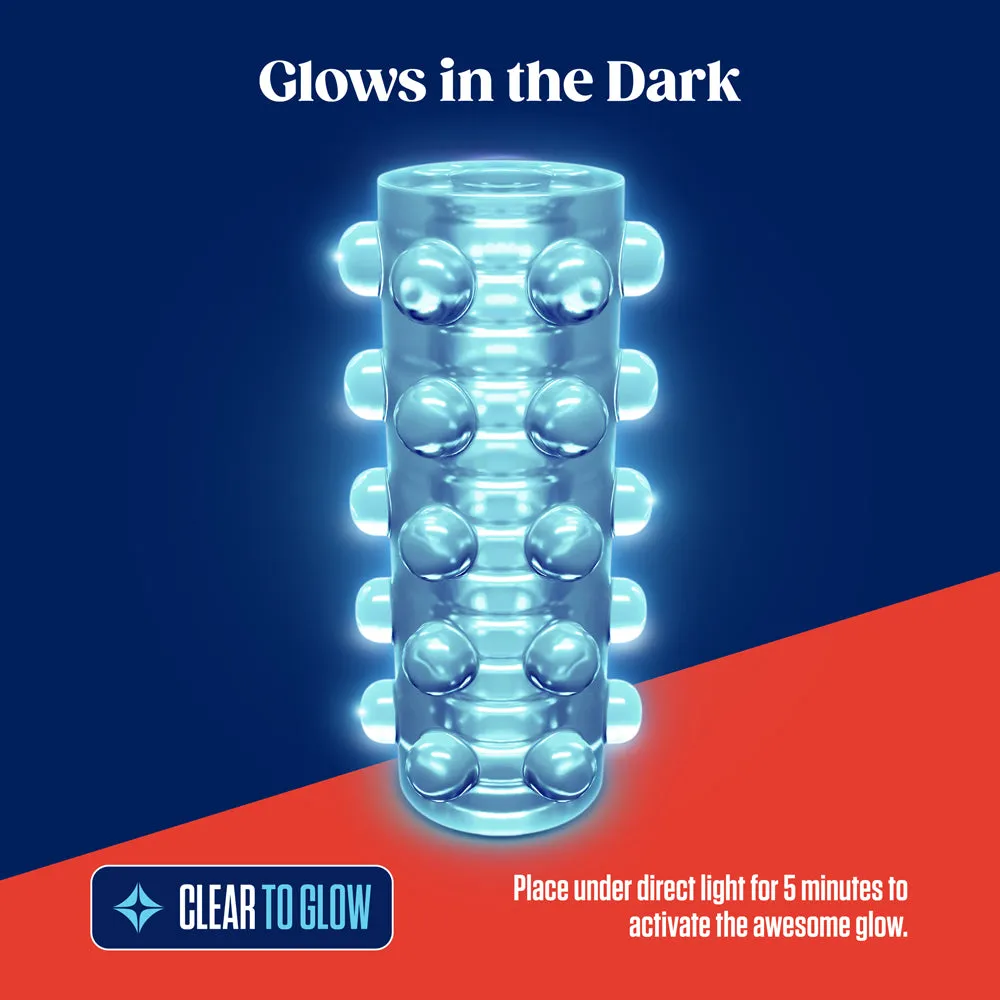 RIZE! Swich Glow in the Dark Self-Lubricating Stroker Clear