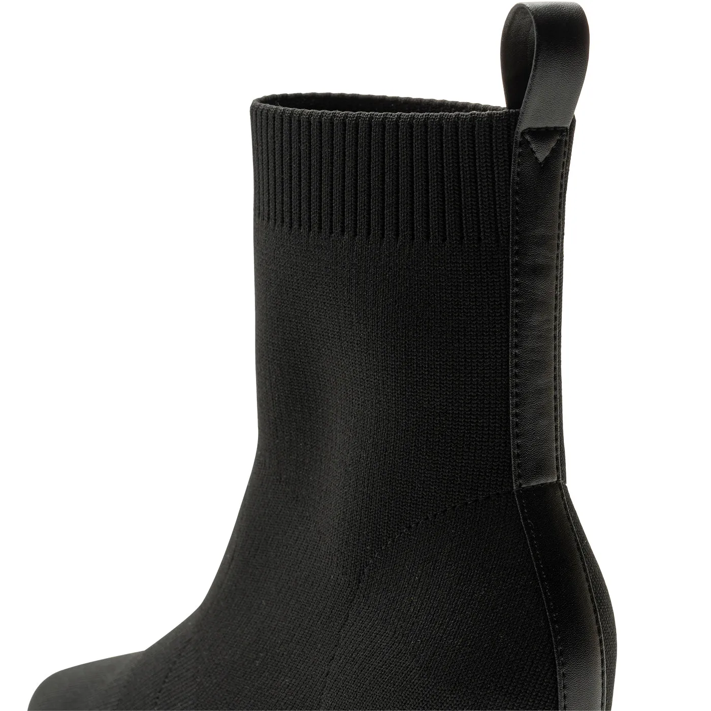 Saga bootie textile - BLACK