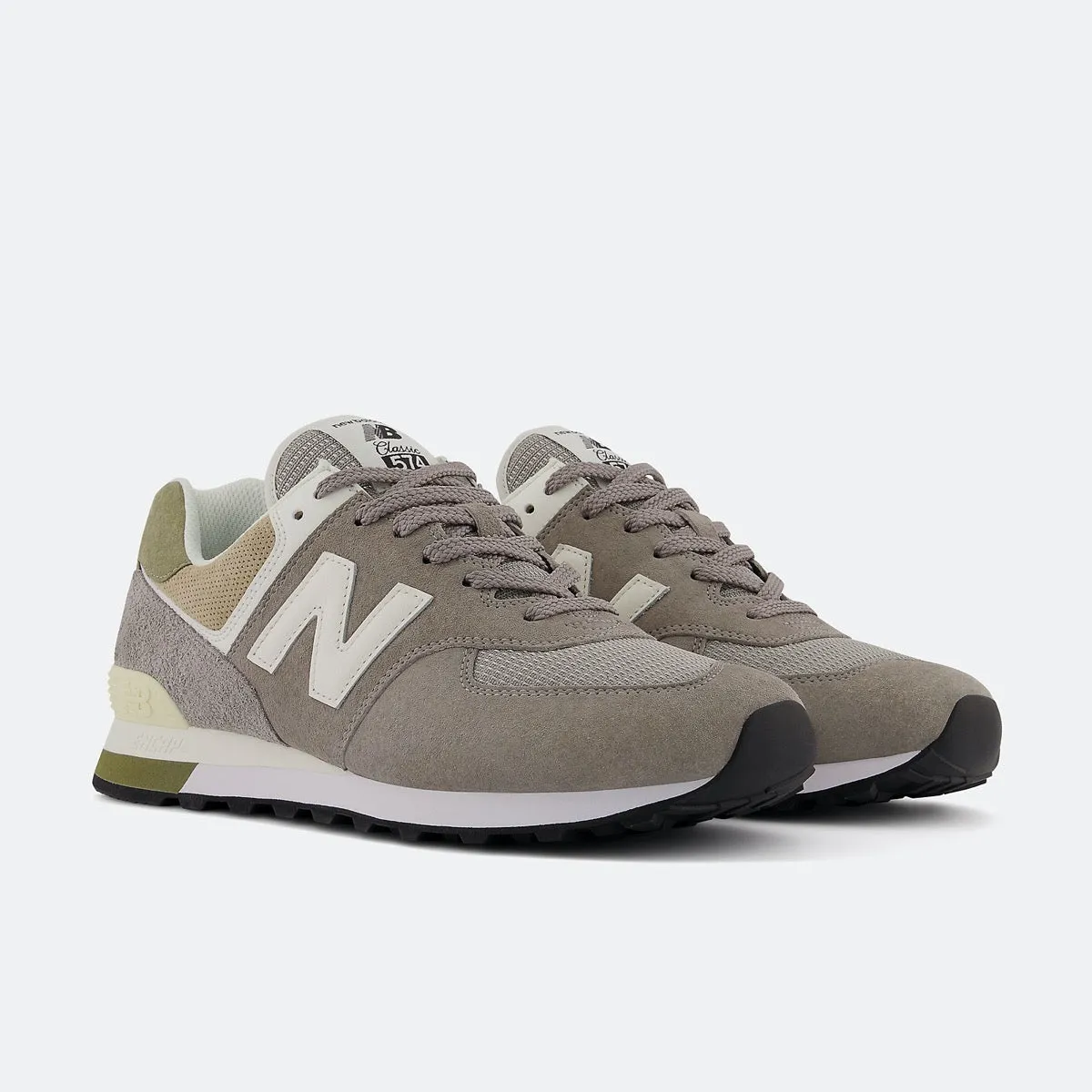 Scarpe Uomo NEW BALANCE Sneakers 574 in Mesh e Suede colore Marblehead e Incense