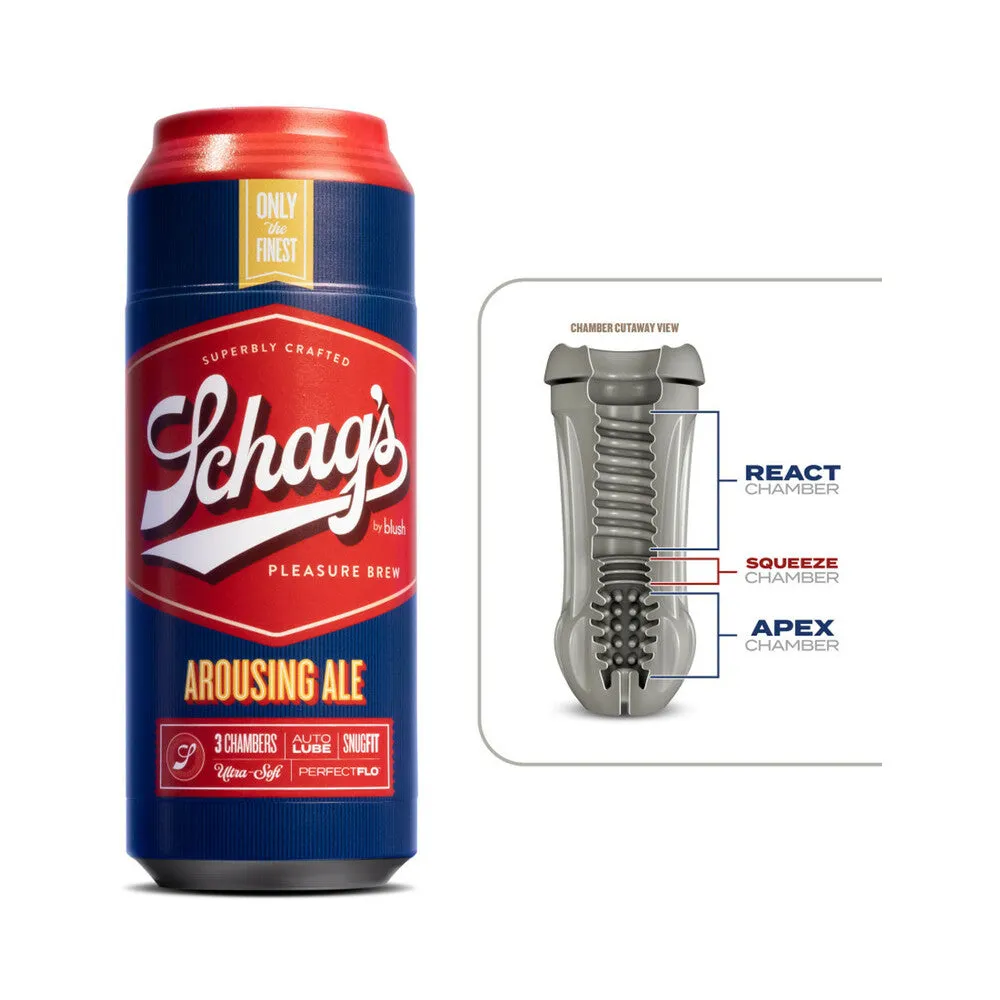 Schag's Arousing Ale Self-Lubricating Stroker Frosted