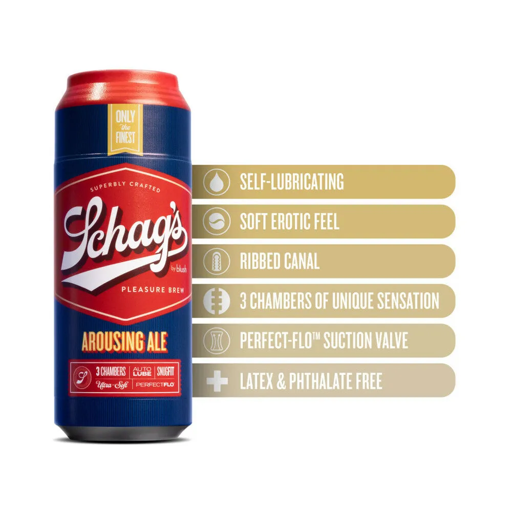 Schag's Arousing Ale Self-Lubricating Stroker Frosted