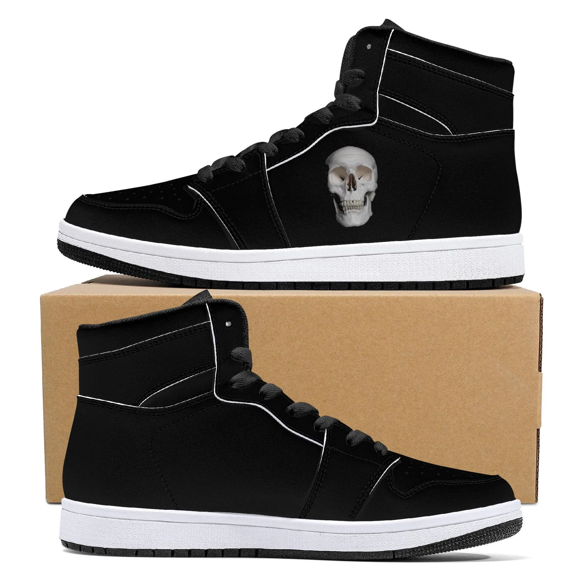 Skull High-Top Trainers