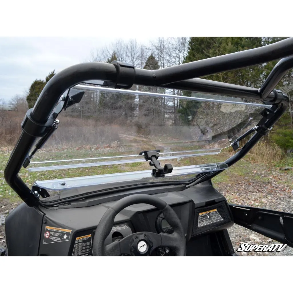 SuperATV Arctic Cat Wildcat Trail Scratch Resistant Flip Windshield