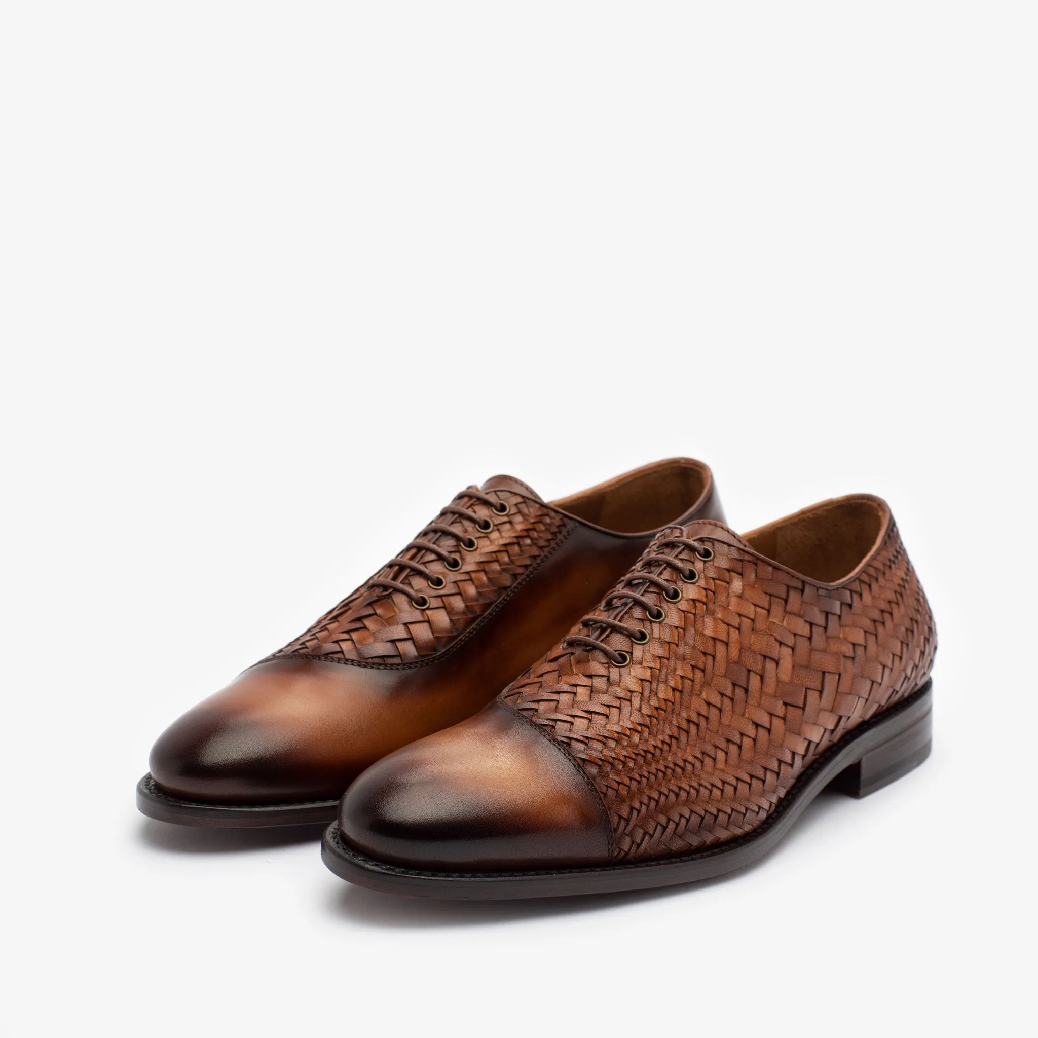 The Paris Shoe in Honey Woven (Last Chance, Final Sale)