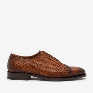 The Paris Shoe in Honey Woven (Last Chance, Final Sale)