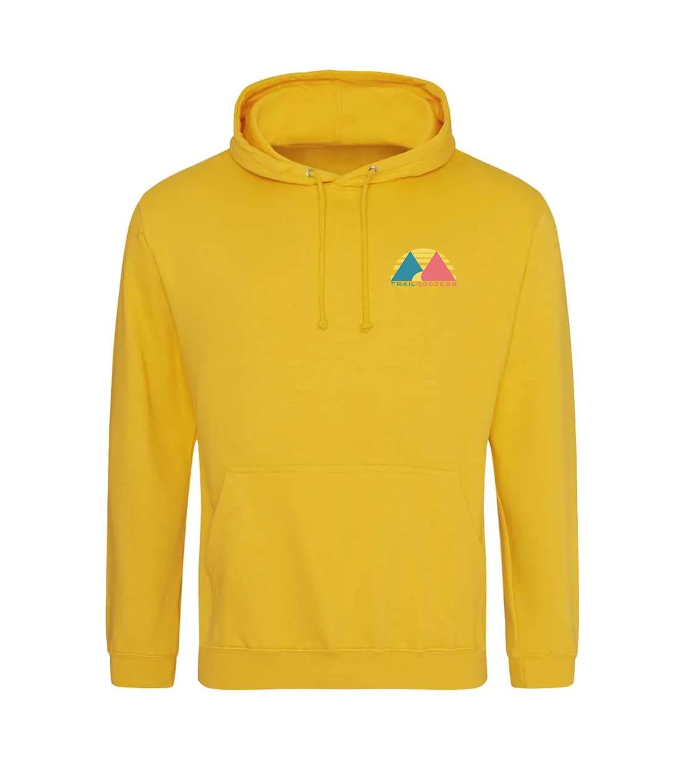 Trail Goddess Gold fleece hoodie