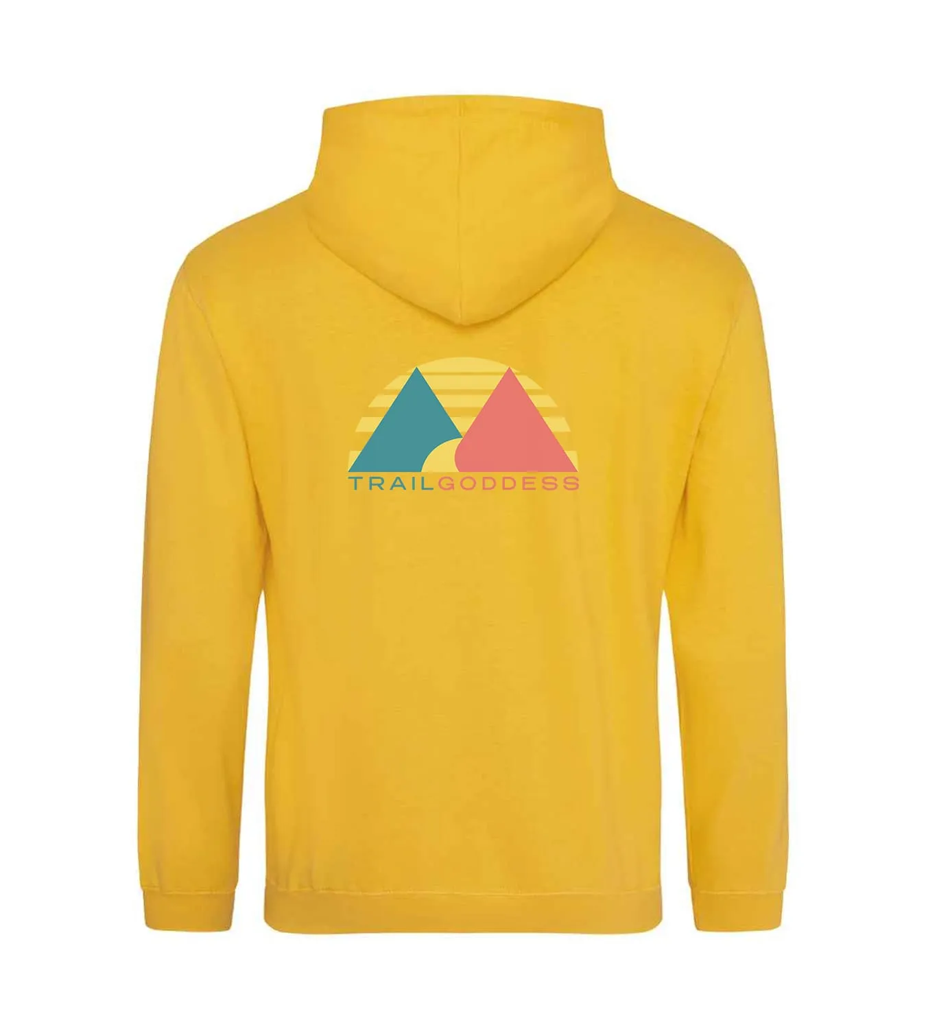 Trail Goddess Gold fleece hoodie