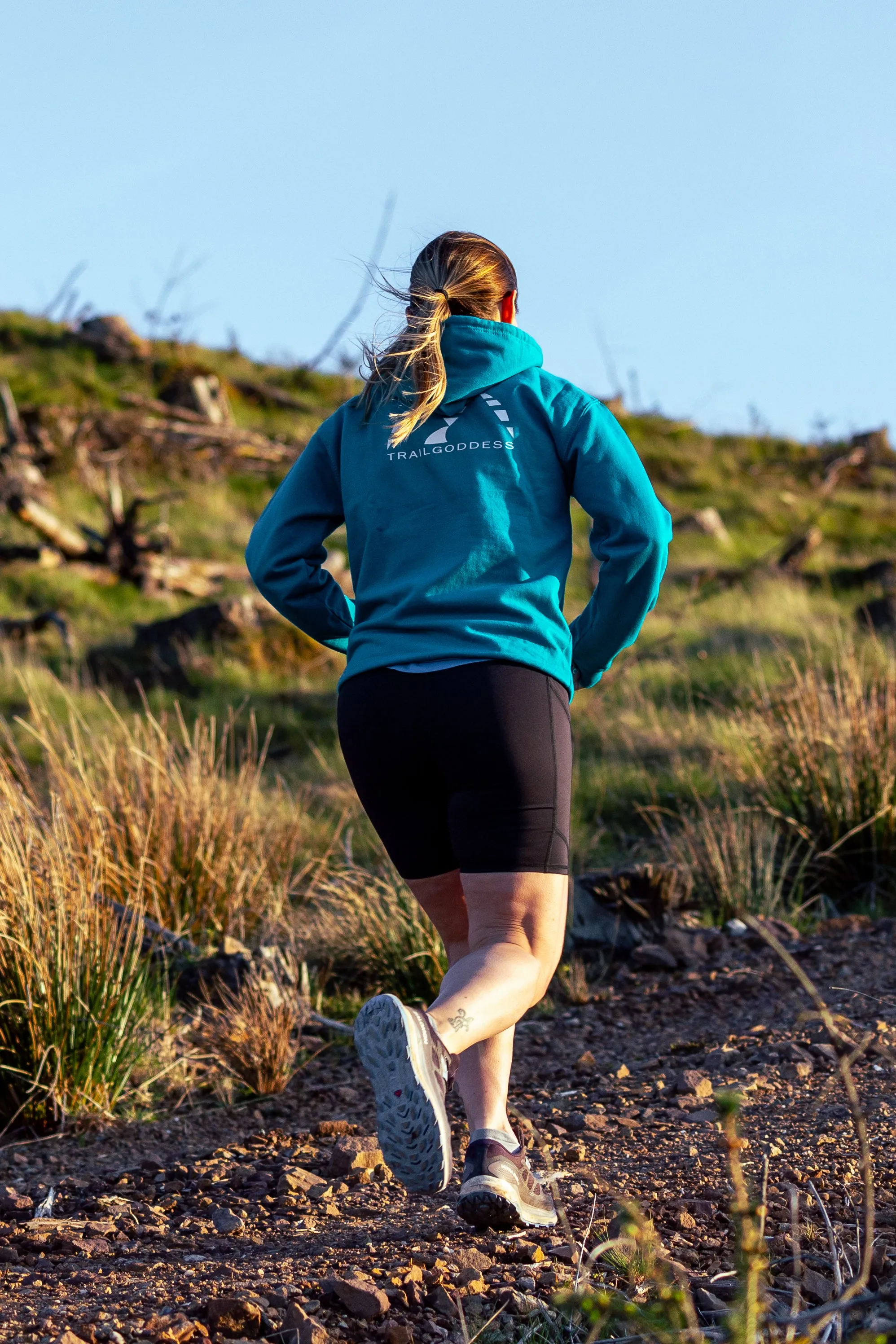 Trail Goddess Laguna Blue Hoodie