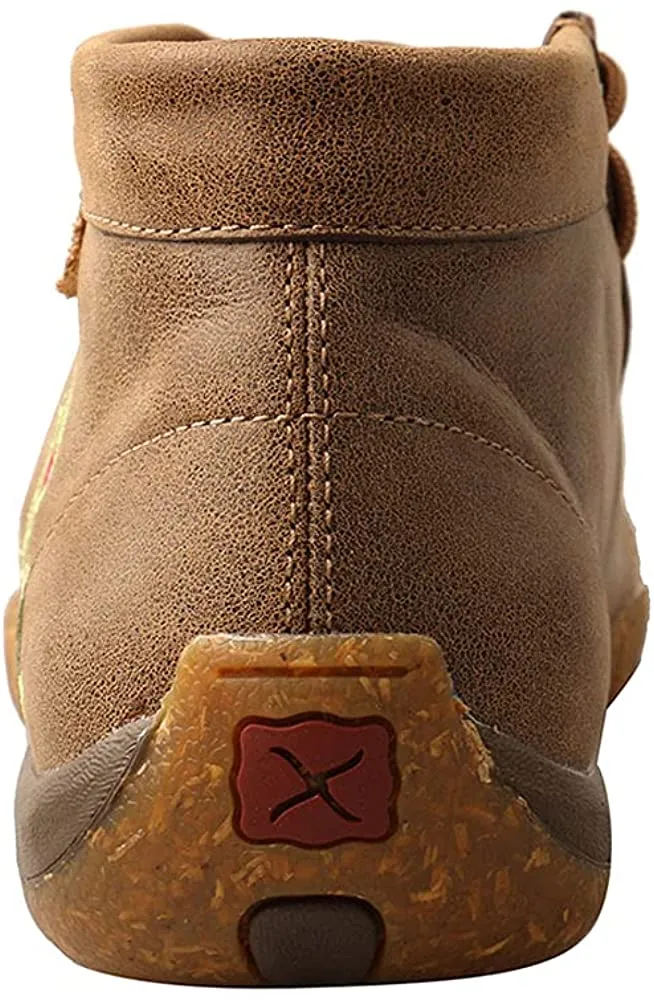 Twisted X Women's Chukka Driving Moc - Handcrafted Full-Grain Leather with Airmesh Lining - Women's Driving Mocs with Patented CellSole Footbed Technology, 7 M Bomber