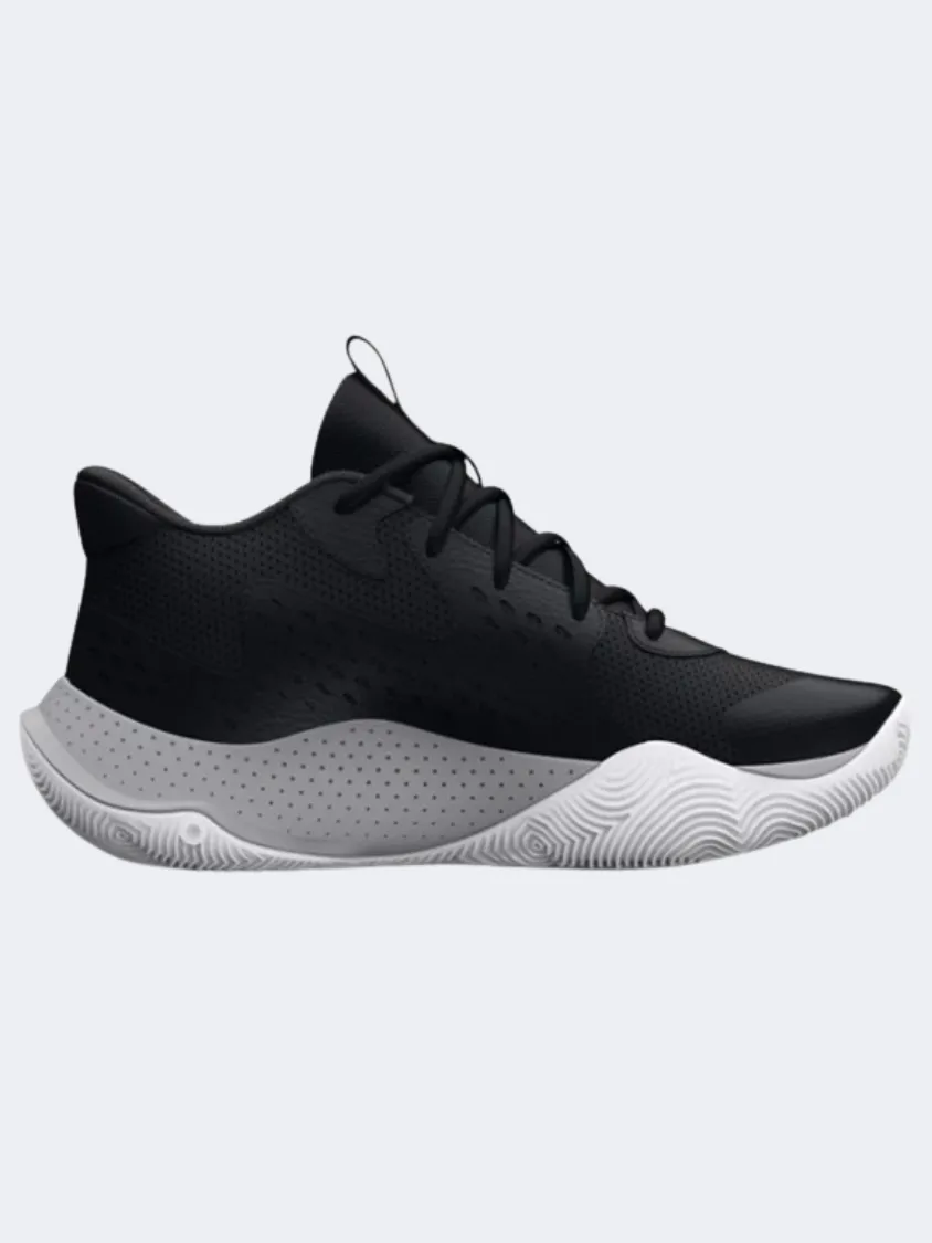 Under Armour Jet 23 Gs Boys Basketball Shoes Black/Grey/White