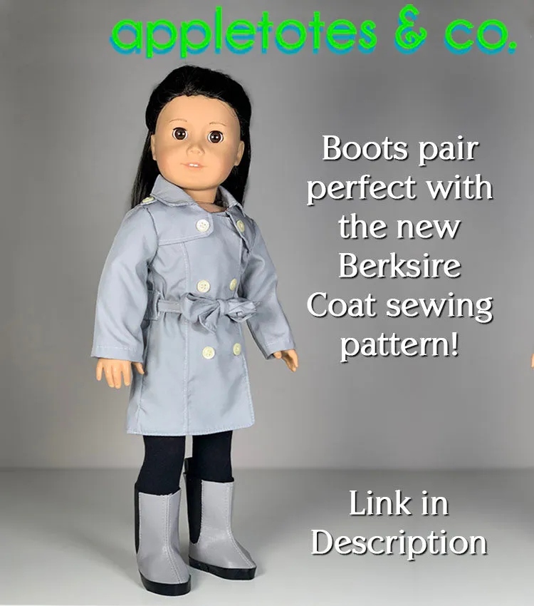 Windsor Boots 18 Inch Doll Sewing Pattern