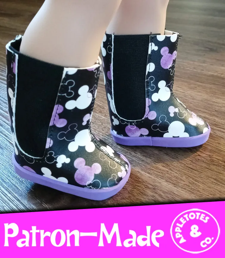 Windsor Boots 18 Inch Doll Sewing Pattern