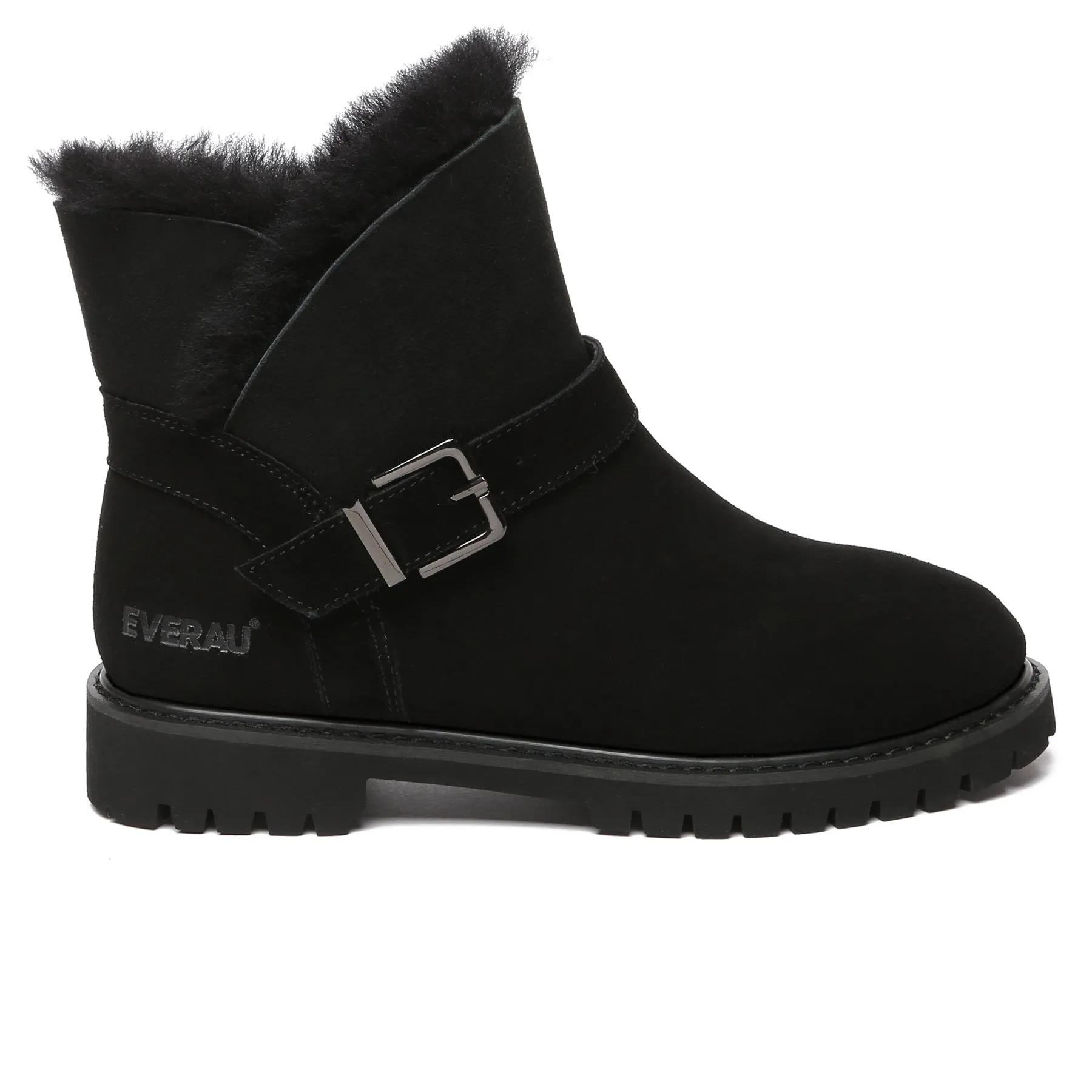 Women Buckle Mini UGG Boots