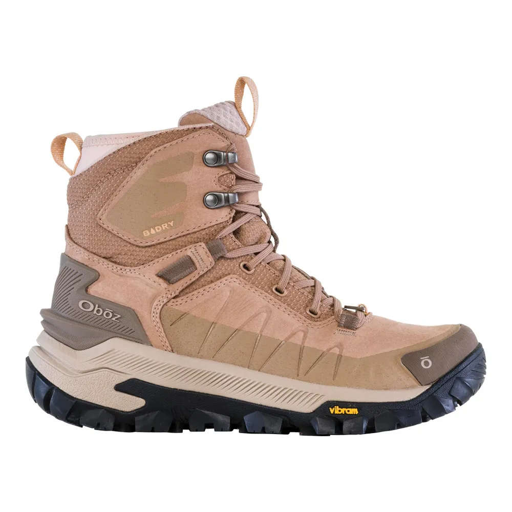 Women's Oboz Bangtail Mid Insulated Waterproof Color: Pika