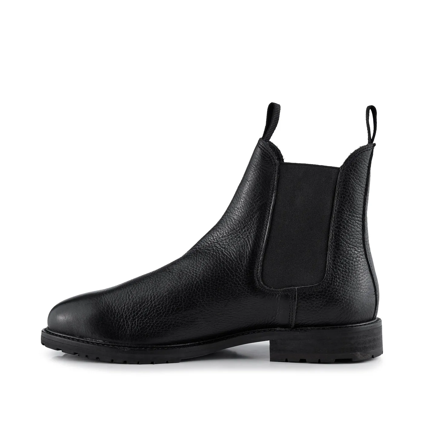 York chelsea boot leather - BLACK