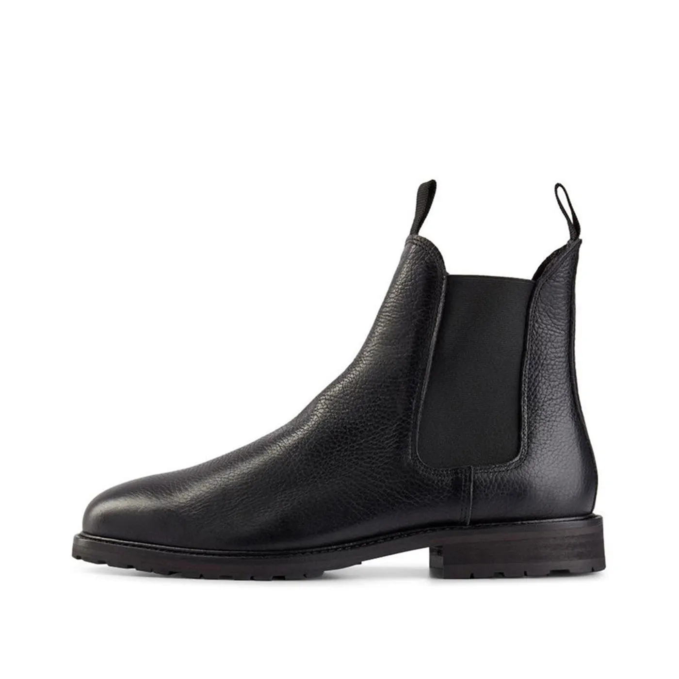 York chelsea boot leather - BLACK