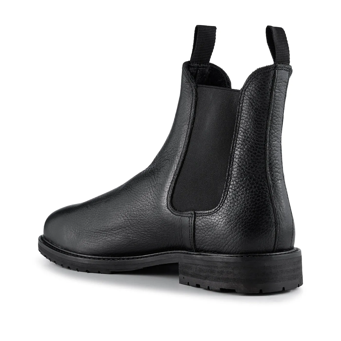 York chelsea boot leather - BLACK