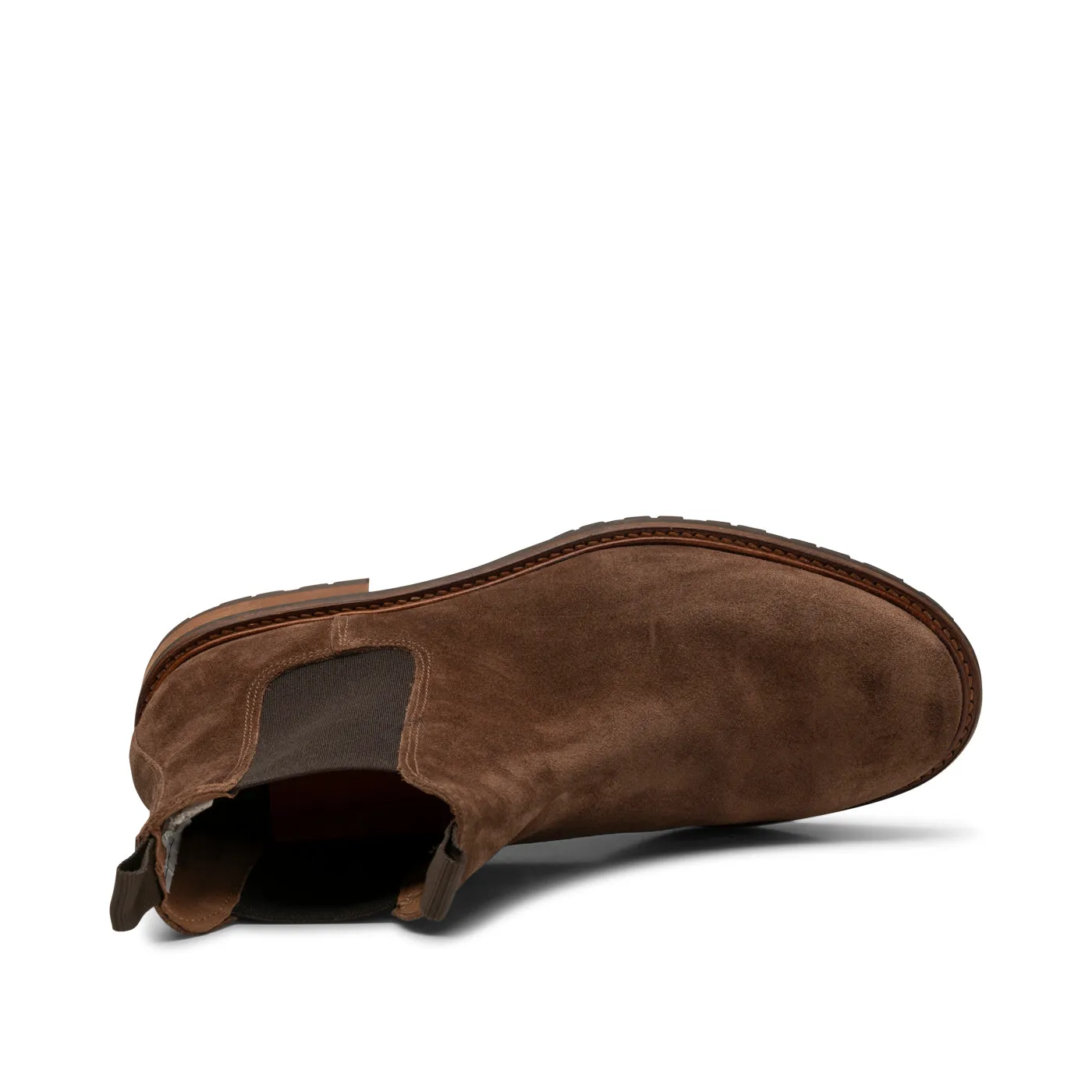 York chelsea boot suede - CHOC BROWN