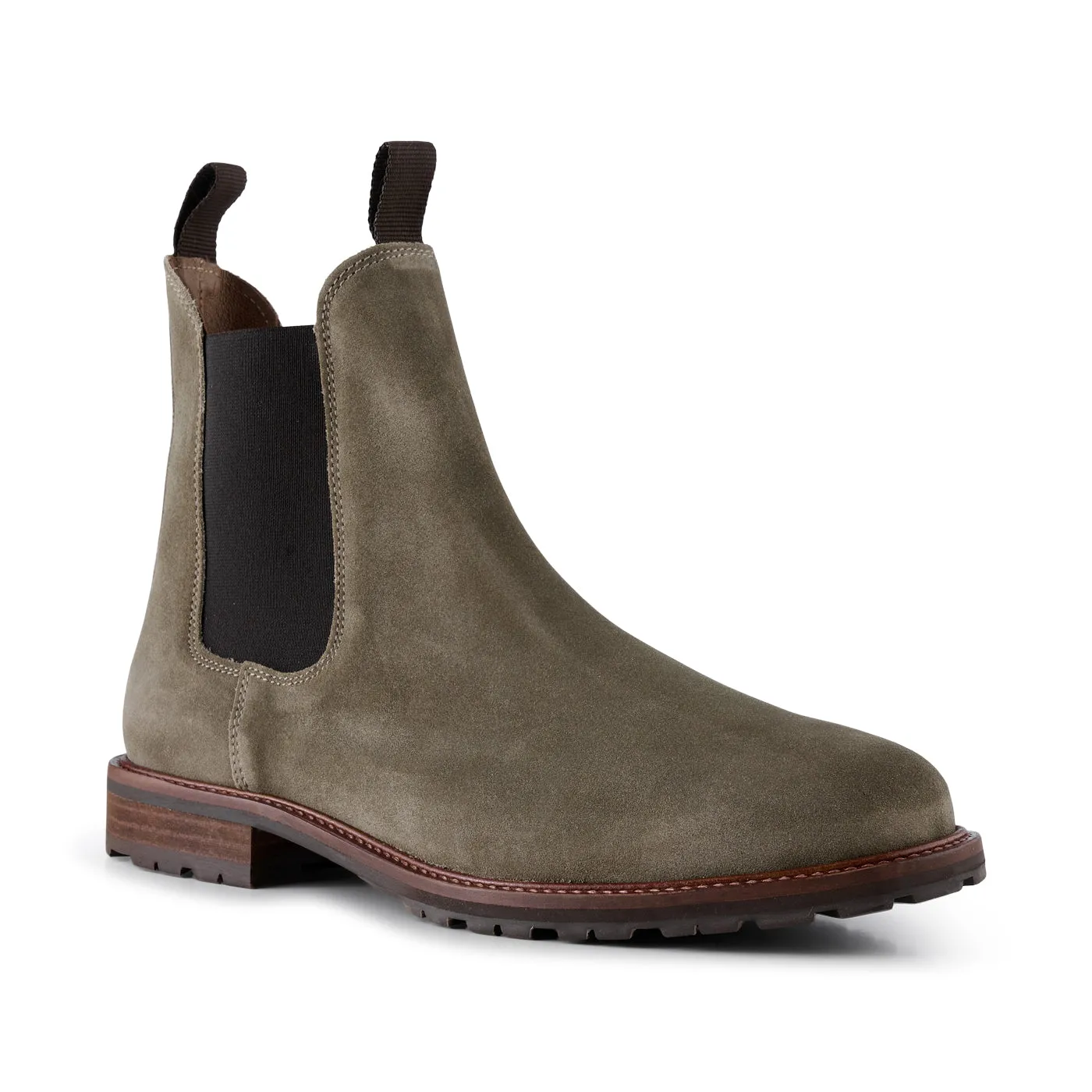 York chelsea boot suede - KHAKI