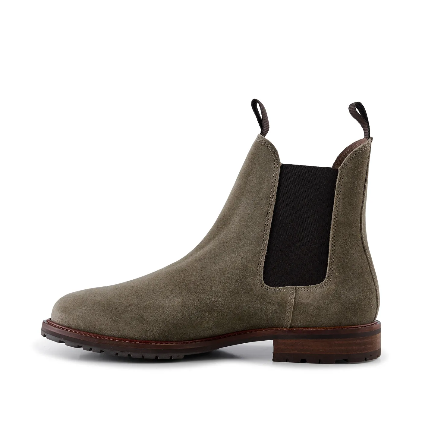 York chelsea boot suede - KHAKI